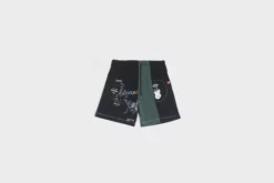 Jungles - Television Split Short (Black/Green)