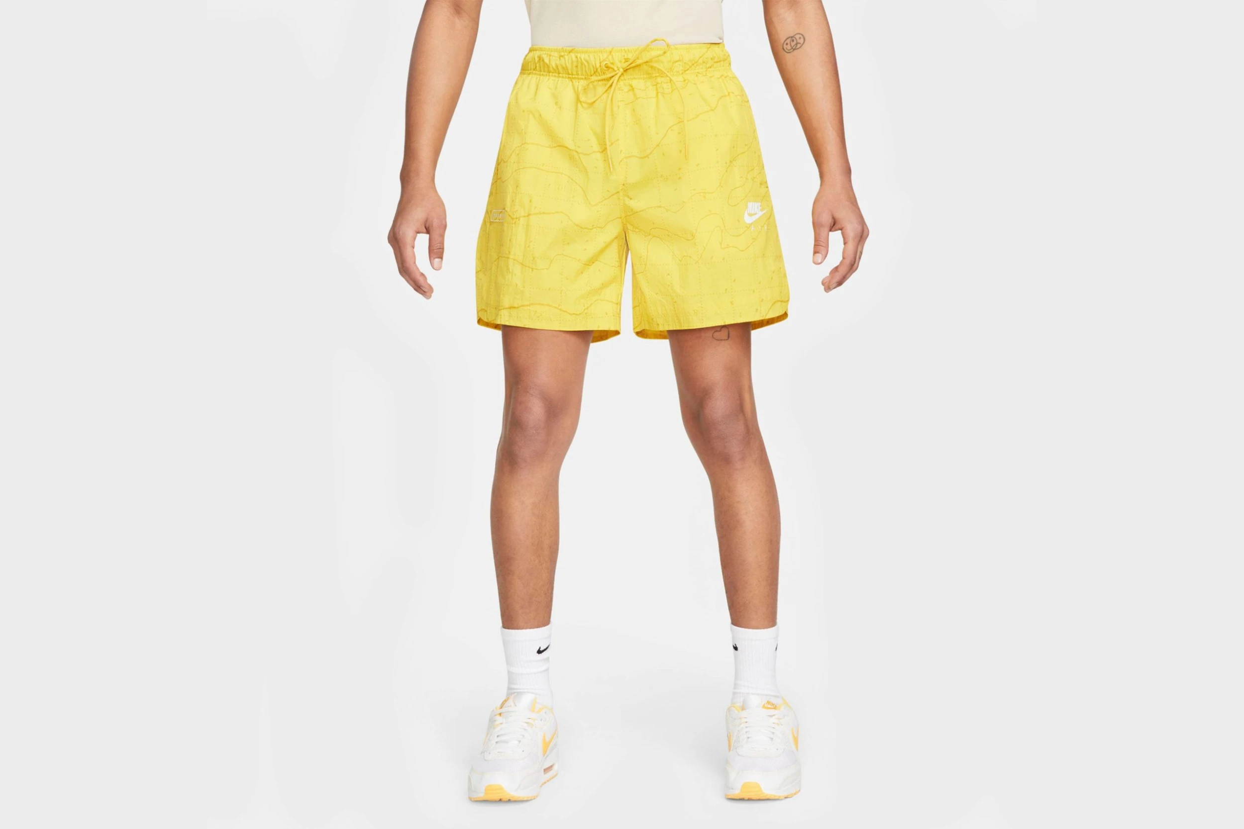 Nike Air Men’s Lined Woven Shorts (Yellow)