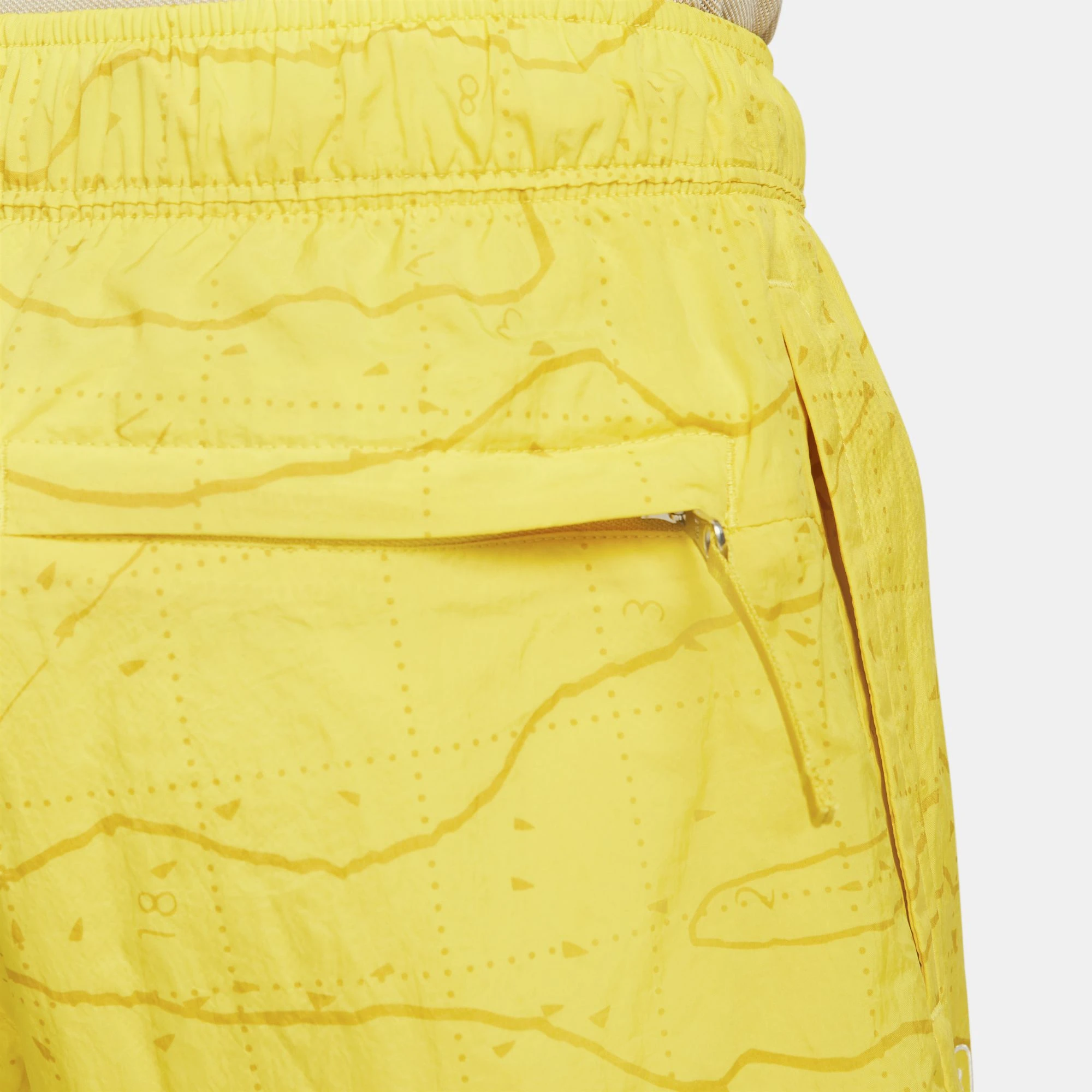 Nike Air Men’s Lined Woven Shorts (Yellow) - Image 6