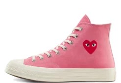 Converse Chuck Taylor All-Star 70s Hi Comme Des Garcons Play Bright Pink (2020)